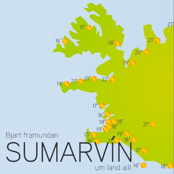 Bjart framundan - Sumarvín um land allt