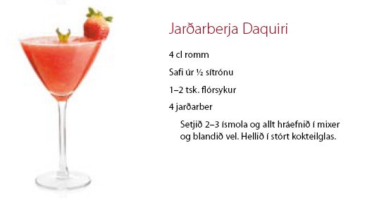 Jarðaberja Daquiri