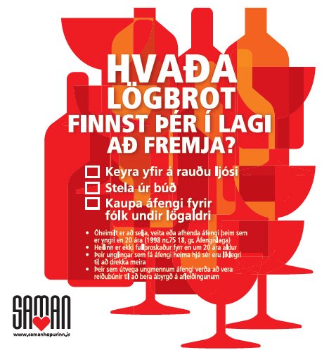 Hvaða lögbrot finnst þér í lagi að fremja?