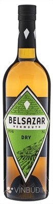 Belsazar Vermouth Dry grænn miði