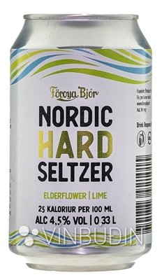 Nordic Hard Seltzer Elderflower Lime