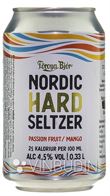 Nordic Hard Seltzer Passion Fruit Mango