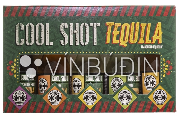 Cool Shot Flavored Tequila Shots blandað 5x20ml smáflöskur