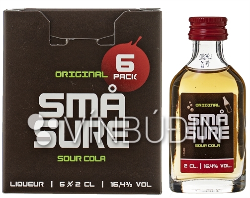 Sma Sure Sour Shot Cola smáflöskur 6x20ml