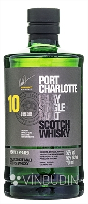Port Charlotte Heavily Peated 10 ára