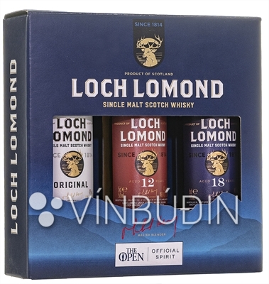 Loch Lomond Original, Loch Lomond 12 ára, Loch Lomond 18 ára smáflöskur blandað 3x50ml