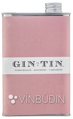 Gin in a Tin Pomegranate Raspberry Cardamom Smalll Batch