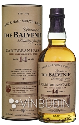 The Balvenie Caribbean Cask 14 ára í hólki