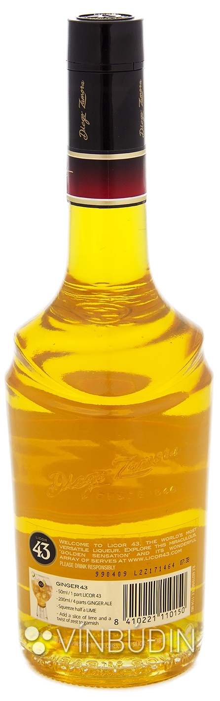 Product Detail  Licor 43 Vanilla Liqueur