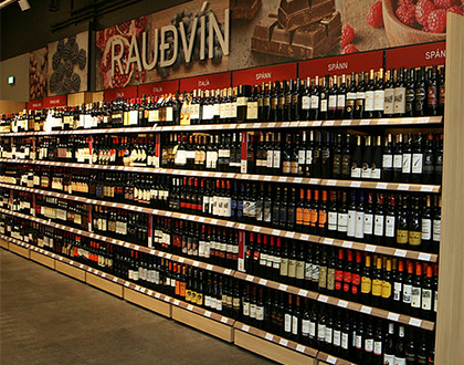Alcohol sales in 2019 