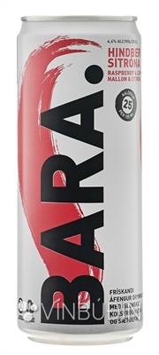 Bara hindber og sítróna 330 ml