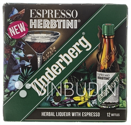 Underberg Espresso Herbtini smáflöskur 3x20ml í pakka 240 ml