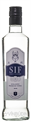 Sif Icelandic Premium Vodka 7 Times Distilled 500 ml